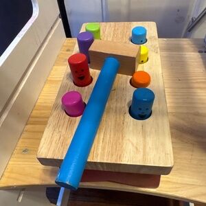 Colorful Wooden Hammer Toy